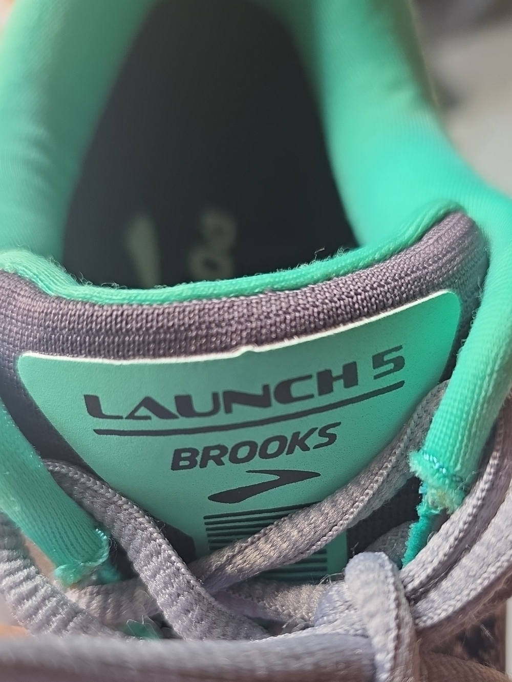 Brooks Women's Launch 5 Running Shoes Gray Teal‎ 9.5 - Picture 11 of 11